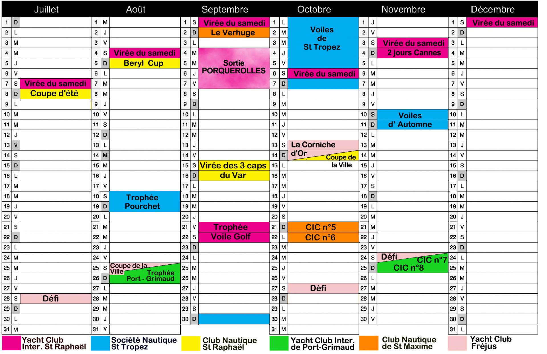 Calendrier 2018 b