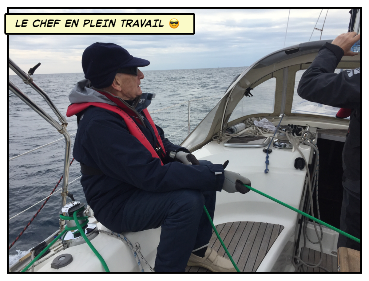 Le chef au travail