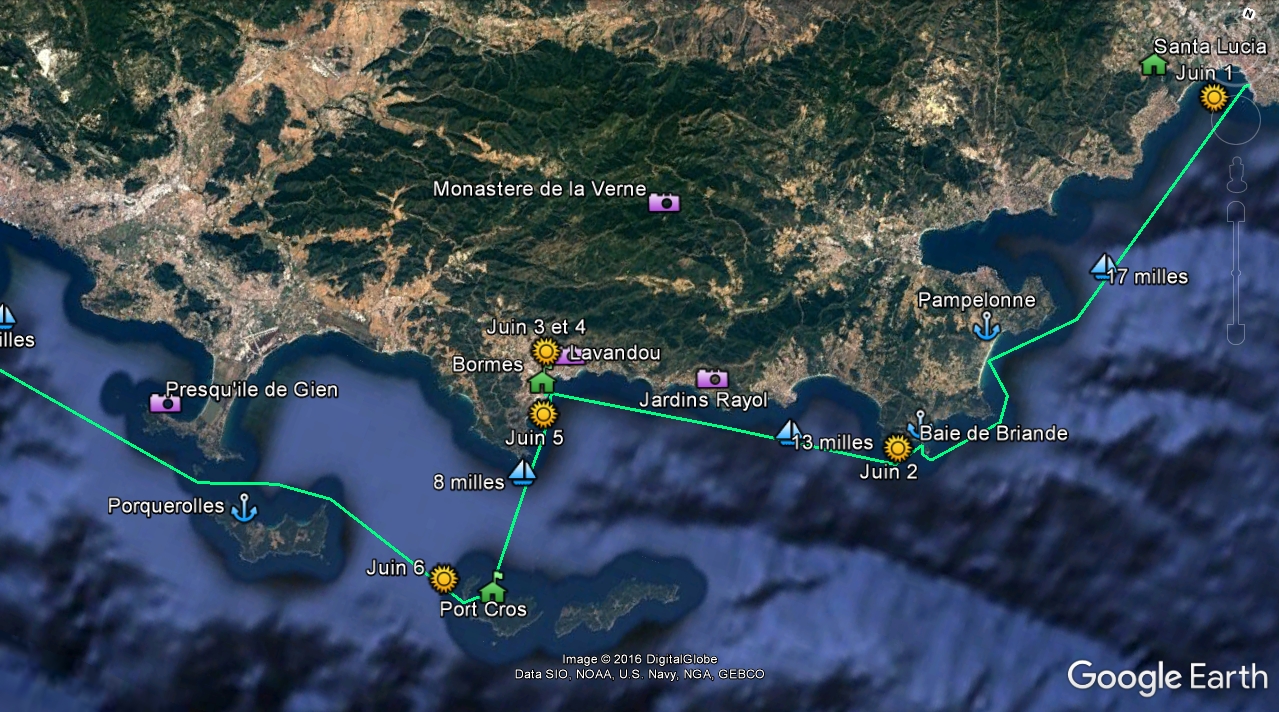 Les calanques santa lucia toulon