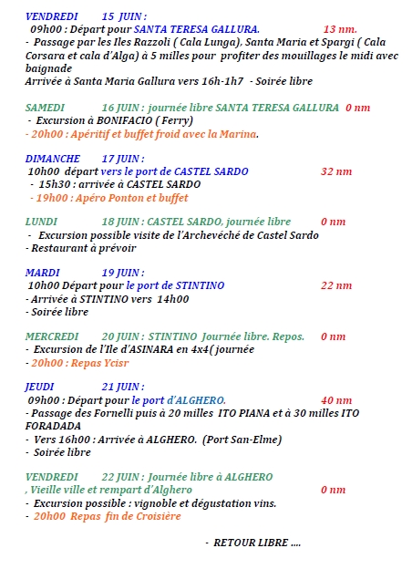 Programme sardenaise 3